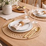 Handcrafted Malibu Natural Jute Fiber Placemats - 15"