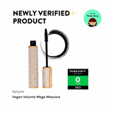 Mega Volume Vegan Mascara – Smudge-Proof with Handmade Diamond Case