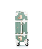 Handcrafted WildFloral Carry-on - Embossed Mint