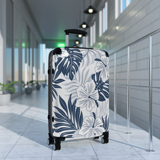 Aloha Hand Drawn Tropical Suitcase