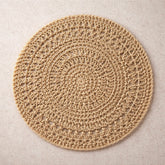 Handcrafted Malibu Natural Jute Fiber Placemats - 15"