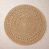 Handcrafted Malibu Natural Jute Fiber Placemats - 15"