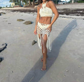 Mermaid Cropped Handmade 2 Piece Set