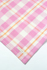 Archive NY Abigail Plaid Placemat in Bubblegum