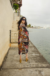 Actius Caftan Kaftan Resort Dress in Rouge Artisan Crafted