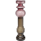 Candle Holder Marvelous Duo Purple Grey 49