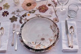 California Garden Dinner Plates - Artisan Decorated by Hand