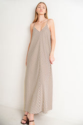 Seaside Silhouette Woven Maxi Beach Dress