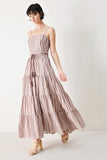Rosy Breeze Resort Maxi Dress