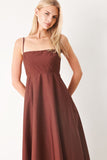 Dark Rose Midi Dress