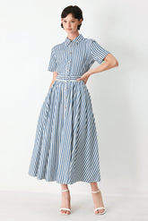 Coastal Midi Shirt Dress Classic
