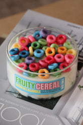 Handmade Fruity Cereal 9 oz | Wickless Dessert Candle