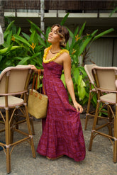 Mango Sunset Maile Resort Dress