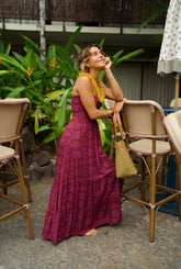 Mango Sunset Maile Resort Dress