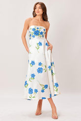 Gardening Muse Woven Spring Midi Dress