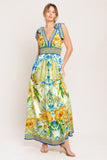 Tropical Opulance Maxi Resort Dress
