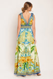 Tropical Opulance Maxi Resort Dress