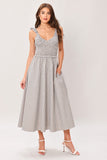 Sweet Stripe Midi Dress