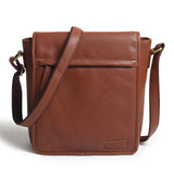 Leather Crossbody Bag for Travel Work - Artisan Handcrafted
