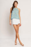 Sky Lace Halter Top