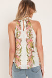 Botanical Halter Top