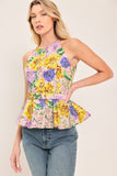 BLOSSOM MARKET WOVEN TOP