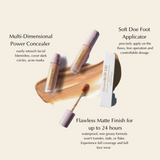Flawless Matte Concealer – Vegan, Gluten-Free, Full Coverage & Long-Wearing