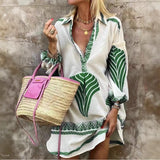 Long Sleeve V-Neck Beachy Tunic