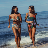 Women's Artisan One Piece Swimsuit - Flower Vibes