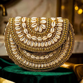 Bahari Luxe Cowry Shell Clutch - Artisan Hancrafted