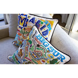 Big Sur Hand-Embroidered Pillow