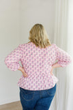 The Frances Top in Blush Haze Plus Size