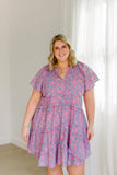 The Kathleen Dress in Orchid Rose - Final Sale Plus Size