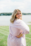 The Christine Shirt Dress in Lavender Taffy Plus Size