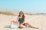 Sunrise Woven Tote - Handmade