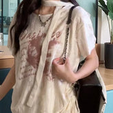 Harajuku Drift Letter T-shirt