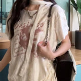 Harajuku Drift Letter T-shirt