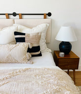 Handmade Maya Beige Throw Blanket