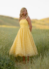 Daisy Days Yellow Party Dress