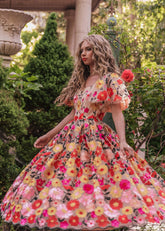 English Garden Summer Midi Dress