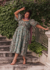 Gabriella Midi Garden Wedding Party Dress