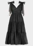 Jeanne Black Party Dress Black