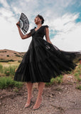 Jeanne Black Party Dress Black