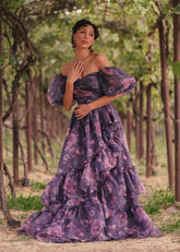 Saint Purple Summer Garden Wedding Party Dress