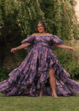 Saint Purple Summer Garden Wedding Party Dress
