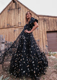 Wendy Maxi Dress Black Star Gown