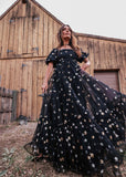 Wendy Maxi Dress Black Star Gown