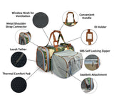 Tropical Standard Size Airline Compliant Expandable Pet Carrier