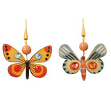 Hand Crafted Multicolor Butterfly Earrings by Laliblue