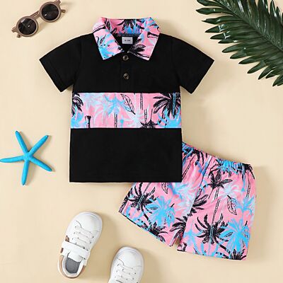 Tropical Short Sleeve Top and Shorts Set – The Landing World